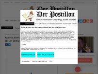 Bild zum Artikel: Typisch: Chef opfert lieber seine Untergebenen, anstatt einmal einen Fehler zuzugeben