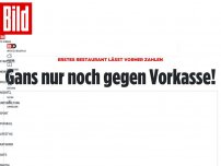 Bild zum Artikel: Erstes Restaurant lässt vorher zahlen - Gans nur noch gegen Vorkasse!