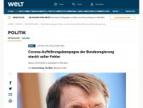 Bild zum Artikel: Ärger um den Corona-„Fakten-Booster“ der Bundesregierung