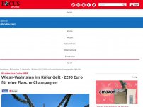 Bild zum Artikel: Wucher-Wiesn 2022: 2290 Euro für eine Flasche Champagner –...