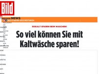 Bild zum Artikel: Eiskalt sparen beim Waschen! - So viel können Sie mit Kaltwäsche sparen!