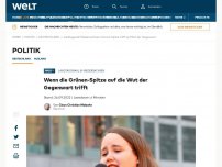 Bild zum Artikel: Wenn die Grünen-Spitze auf die Wut der Gegenwart trifft