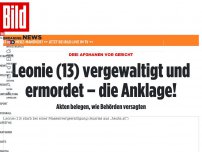 Bild zum Artikel: Drei Afghanen vor Gericht - Leonie (13) vergewaltigt und ermordet: die Anklage