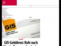 Bild zum Artikel: GIS-Gebühren: Rufe nach Abschaffung werden lauter