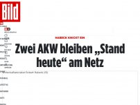 Bild zum Artikel: Habeck knickt ein - Zwei AKW bleiben am Netz