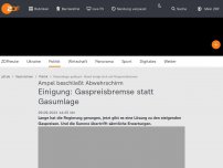 Bild zum Artikel: Regierung einigt sich auf Gaspreisbremse