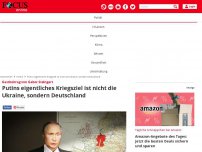 Bild zum Artikel: Gastbeitrag von Gabor Steingart - Putins eigentliches Kriegsziel ist nicht die Ukraine, sondern Deutschland