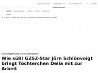 Bild zum Artikel: Jörn nimmt Tochter mit ans GZSZ-Set <br>