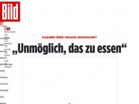 Bild zum Artikel: Kaniber über vegane Weißwurst - „Unmöglich, das zu essen“