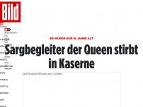 Bild zum Artikel: Er wurde nur 18 Jahre alt - Sargbegleiter der Queen stirbt in Kaserne