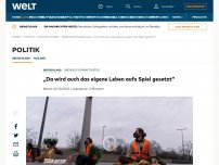 Bild zum Artikel: „Da wird auch das eigene Leben aufs Spiel gesetzt“