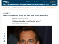 Bild zum Artikel: „Heilung wird es bei mir nicht mehr geben“