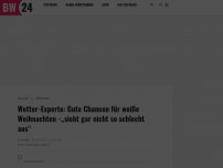 Bild zum Artikel: Wetter-Experte: Gute Chancen für weiße Weihnachten -„sieht gar nicht so schlecht aus“