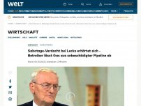 Bild zum Artikel: Sabotage-Verdacht bei Gas-Lecks erhärtet sich – Betreiber lässt Gas aus unbeschädigter Pipeline ab