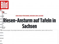 Bild zum Artikel: Kein Geld für Essen, Decken und Jacken - Riesen-Ansturm auf Tafeln in Sachsen