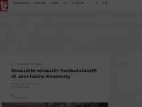 Bild zum Artikel: Stromzähler vertauscht – Nachbarin bezahlt 45 Jahre falsche Abrechnung