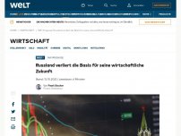 Bild zum Artikel: Russland verliert die Basis für seine wirtschaftliche Zukunft