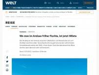 Bild zum Artikel: Wo man im Aralsee früher fischte, ist jetzt Wüste