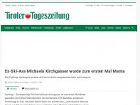 Bild zum Artikel: Ex-Ski-Ass Michaela Kirchgasser wurde zum ersten Mal Mama