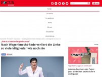 Bild zum Artikel: „Gab es zu keinem Zeitpunkt zuvor“: Nach Wagenknecht-Rede...