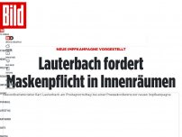 Bild zum Artikel: Neue Impfkampagne vorgestellt - Lauterbach fordert Maskenpflicht in Innenräumen