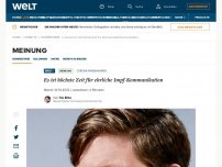 Bild zum Artikel: Es ist höchste Zeit für ehrliche Impf-Kommunikation