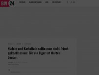 Bild zum Artikel: Nudeln und Kartoffeln sollte man nicht frisch gekocht essen: Für die Figur ist Warten besser