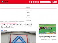 Bild zum Artikel: „Beitrag zum Energiesparen“ - Aldi Nord schließt viele Filialen ab November früher