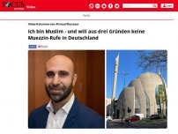 Bild zum Artikel: Video-Kolumne von Ahmad Mansour: Ich bin Muslim - und will aus...