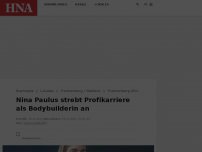 Bild zum Artikel: Nina Paulus strebt Profikarriere als Bodybuilderin an