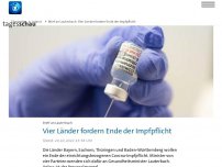 Bild zum Artikel: Vier Länder fordern Ende der einrichtungsbezogenen Corona-Impfpflicht