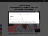 Bild zum Artikel: Jamie Lee Curtis: »Mit Botox sieht man aus wie eine Plastikpuppe