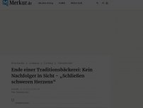 Bild zum Artikel: Haug in Herdweg: Das Ende einer Traditionsbäckerei