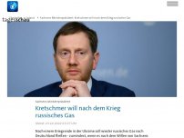 Bild zum Artikel: Kretschmer will nach Kriegsende wieder russisches Gas