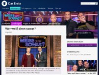 Bild zum Artikel: Wer weiß denn sowas?