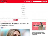 Bild zum Artikel: Sie bewarfen Monet mit Kartoffelbrei: Sophia Thomalla rechnet...