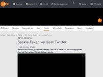 Bild zum Artikel: Saskia Esken verlässt Twitter