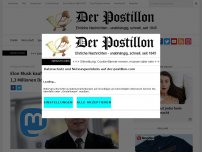 Bild zum Artikel: Elon Musk kauft Mikroblogging-Dienst Mastodon für 1,3 Millionen Dollar