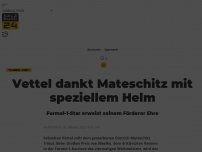 Bild zum Artikel: Vettel dankt Mateschitz mit speziellem Helm