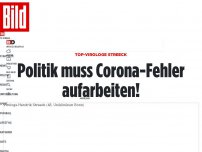 Bild zum Artikel: Top-Virologe Streeck - Politik muss Corona-Fehler aufarbeiten!