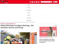 Bild zum Artikel: Aktion der „Letzten Generation“: Klebe-Aktivisten verzögern...