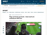 Bild zum Artikel: Flüge und Hotels geschenkt – Katar kauft sich ausländische WM-Fans