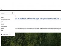 Bild zum Artikel: Oben Solar, unten Windkraft: Französische Anlage verspricht Strom rund um die Uhr