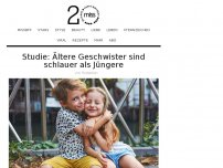 Bild zum Artikel: Studie: Ältere Geschwister sind schlauer als Jüngere