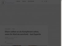 Bild zum Artikel: Eltern sollten es als Kompliment sehen, wenn ihr Kind sie anschreit - laut Expertin