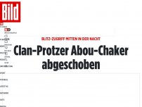 Bild zum Artikel: Blitz-Zugriff mitten in der Nacht - Clan-Protzer Abou-Chaker abgeschoben