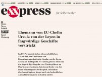 Bild zum Artikel: Ehemann von EU-Chefin Ursula von der Leyen in fragwürdige Geschäfte verstrickt