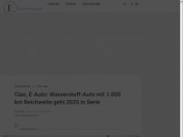 Bild zum Artikel: Ciao, E-Auto: Wasserstoff-Auto mit 1.000 km Reichweite geht 2025 in Serie