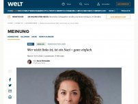 Bild zum Artikel: Wer nicht links ist, ist ein Nazi – ganz einfach