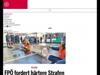 Bild zum Artikel: FPÖ fordert härtere Strafen für Klima-Kleber